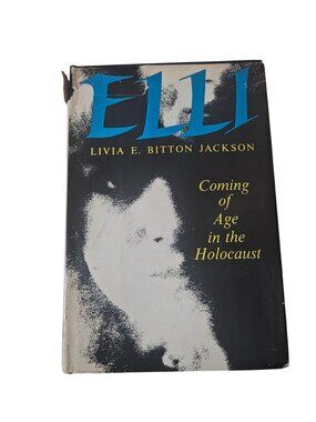Elli By Livia E. Bitton Jackson Hardcover Book Club Edition Holocaust Memoir